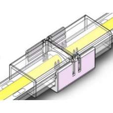 220voltu 2Pin COB Divu LED Lentu Savienotājs